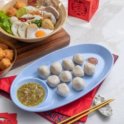 ลูกชิ้นปลากลม10ลูก