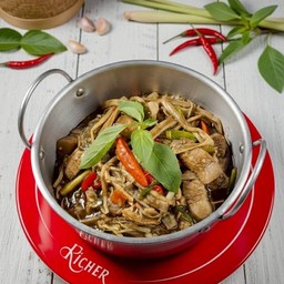 หมกหน่อไม้หมูสามชั้น