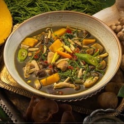 แกงเห็ดสมุนไพรเพื่อสุขภาพ