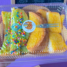 ปังปิ้ง สังขยาใบเตย1 เนยนม1