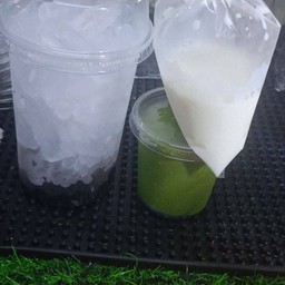 นมเหนียวชาเขียว