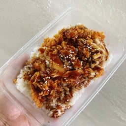 ข้าวมันไก่กรอบซอสเทอริยากิ