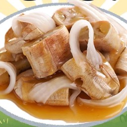 กล้วยปิ้งราดน้ำกะทิ มะพร้าวอ่อน