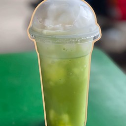 มะพร้าวนมสดชาเขียวปั่น