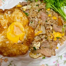 ข้าวผัด สั่ง2,กล่อง +ฟรีไข่ดาว1ใบ