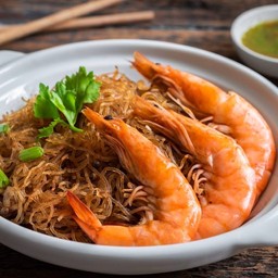 กุ้งอบวุ้นเส้น