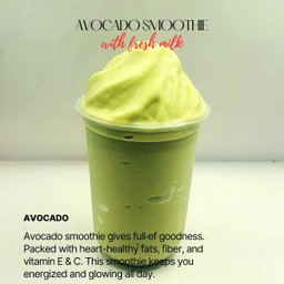 อะโวคาโด้ปั่นนมสด