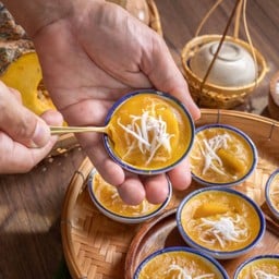 ขนมฟักทองมะพร้าวอ่อน