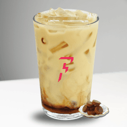 Jasmine Palm Sugar Milk Tea  I ชานมมะลิน้ำตาลโตนด (Ice R)