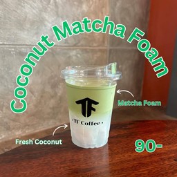 Fresh coconut Matcha