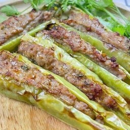 พริกหยวกหมูสับ