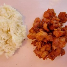 ข้าวเหนียวห่อไก่ รสสไปซี่