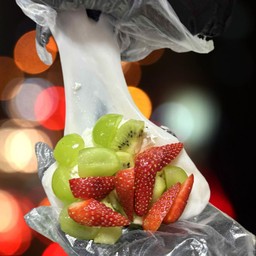 โมจิกรีก ปั้นสด เลือกผลไม้ได้ 1 อย่าง