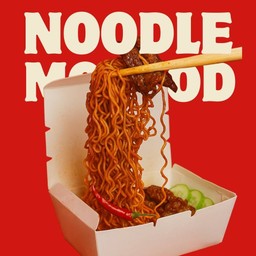 [NEW] เส้นเคลือบซอส+หมูทอดคุณย่า 100 กรัม