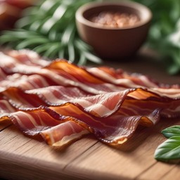 แป้งห่อผักเบคอน