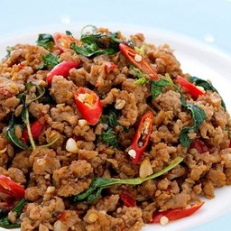 ผัดกระเพรา (เฉพาะกับข้าว)