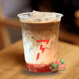 Pink Guava  Latte I พิ้งค์กัววา ลาเต้ (Ice R)