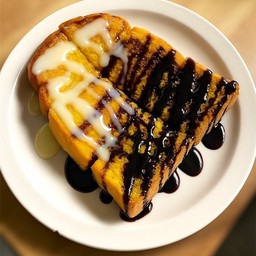 ปังปิ้งทูโทน - เนยนม+เนยช็อกโกแลต