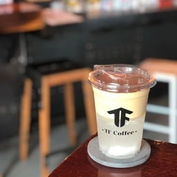 Fresh coconut latte