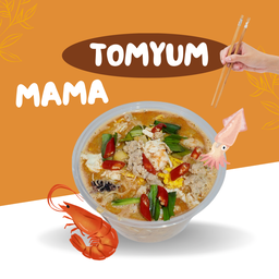 มาม่าต้มยำทะเล หมูสับ