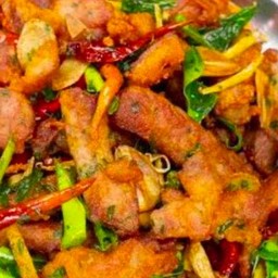 ทอดสมุนไพร (กับข้าว)