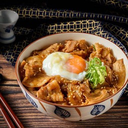 ข้าวหน้าหมูไข่ออนเซ็น