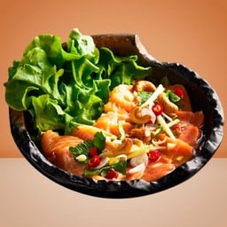 ยำปลาแซลมอล