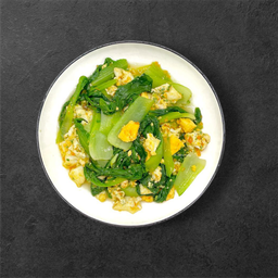 ผักกวางตุ้งผัดไข่ 蛋炒芥藍