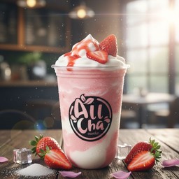 สตรอเบรี่โยเกริต์(ปั่น)