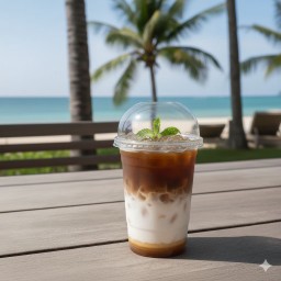 อเมริกาโน่มะพร้าว (เย็น)