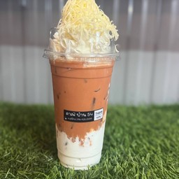 ชาไทยครีมชีท วิปครีม + ชีทขูด