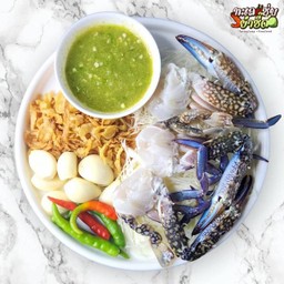 ปูม้าสดแช่น้ำปลา หวานแซ่บอร่อยซี๊ด (ไซส์ S) บีบก้ามให้