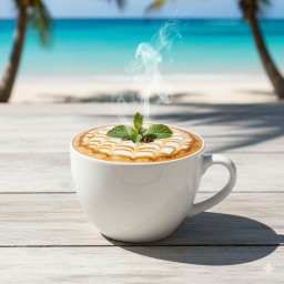 คาราเมล มัคคิอาโต้ ร้อน