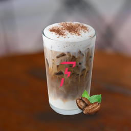 Oat Milk Salted Caramel Macchiato | โอ๊ตมิลก์ ซอลเท็ด คาราเมล มัคคิอาโต้ (Ice L)