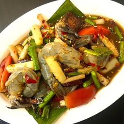 ฟักลาบอีสาน&ขนมจีนน้ำยา