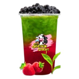 ชาเขียวสตอเบอร์รี่