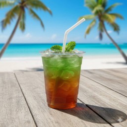 ชาเขียวดำ (เย็น)