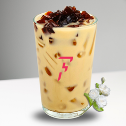 Jasmine Milk Tea Coffee Jelly | จัสมิน มิลล์ที  คอฟฟี่ เจลลี่ (Ice L)