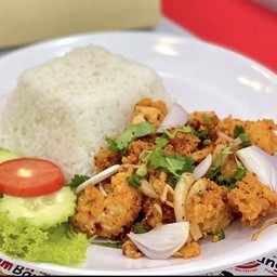 ข้าวยำไก่แซ่บ