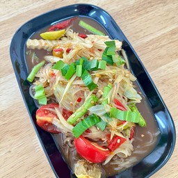 ตำเส้นเล็กหมูยอ