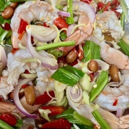 Spicy Lemongrass Salad With Shrimp
