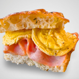 Ham Egg Focaccia