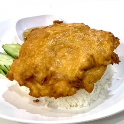 ข้าวไข่เจียวกุ้งสับ