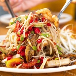 ตำซั่วปลากรอบ