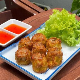 ขนมจีบติ่มซำทอด8ชิ้น