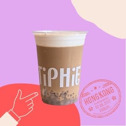 สลัชชี่ ชานมฮ่องกง ไข่มุกเผือกป็อป ครีมชีสธรรมดา