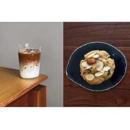 Caffè Latte + Soft Cookies Almond