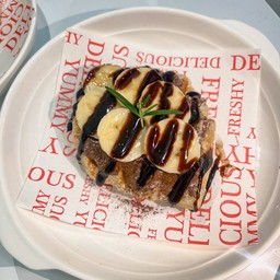 ครอฟเฟิลช็อกโกแลตกล้วย