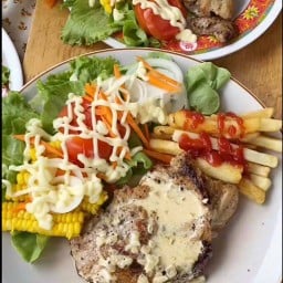 Lit steak สเต็กเฟรนฟราย&ไก่ทอด