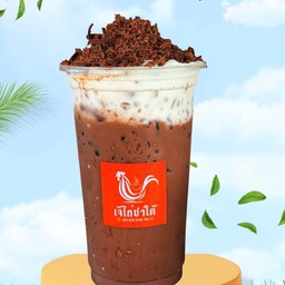 โกโก้เย็นครีมชีส+ช็อคขูด